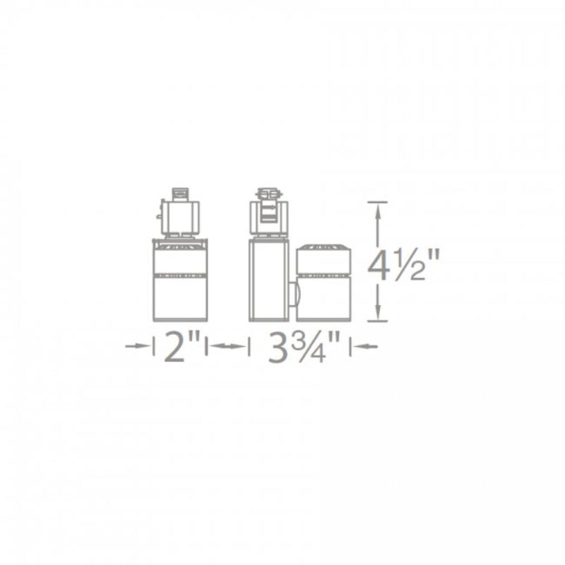 WAC L-1014 Exterminator II 13W LED Track Head, L Track