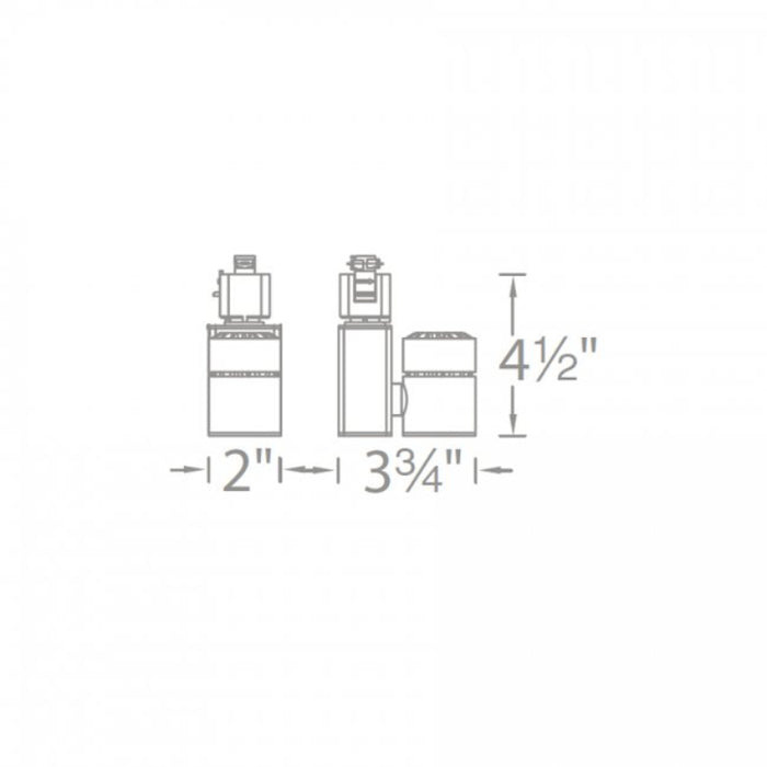 WAC H-1014 Exterminator II 13W LED Track Head, H Track