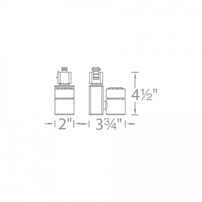 WAC L-1014 Exterminator II 14W LED Track Head, L Track