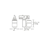 WAC WTK-1014 Exterminator II 13W LED Track Head, W Track, 120V