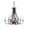 Hubbardton Forge 101469 Sweeping Taper 9-lt 30" Chandelier
