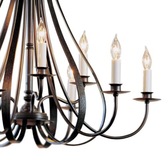 Hubbardton Forge 101469 Sweeping Taper 9-lt 30" Chandelier