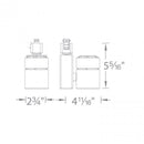 WAC J-1023 Exterminator II 22W LED Track Head, J Track