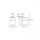 WAC L-1035 Exterminator II 35W LED Track Head, L Track