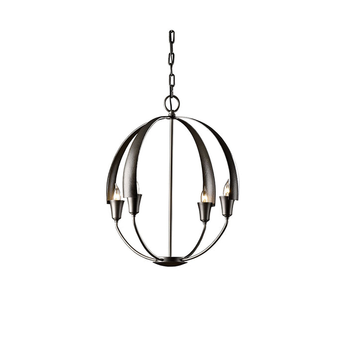 Hubbardton Forge 104201 Cirque 4-lt 19" Small Chandelier