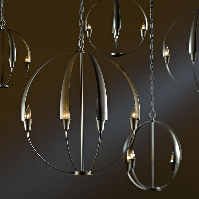 Hubbardton Forge 104201 Cirque 4-lt 19" Small Chandelier