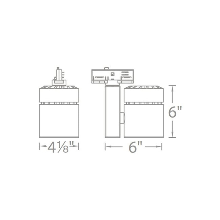 WAC WHK-1052 Exterminator II  LED Track Head, W Track, 277V