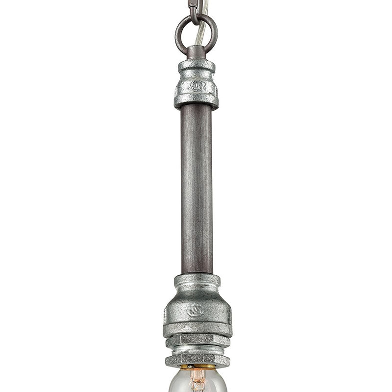 ELK 10688 Cast Iron Pipe 1-lt Pendant