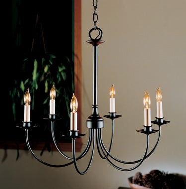 Hubbardton Forge 107060 Simple Lines 6-lt 25" Chandelier