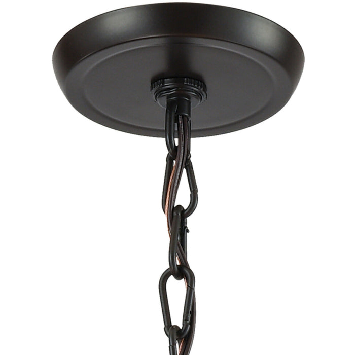 ELK 10711 Weaverton 3-lt 19" Chandelier