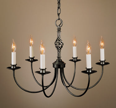 Hubbardton Forge 108060 Twist Basket 6-lt 23" Chandelier