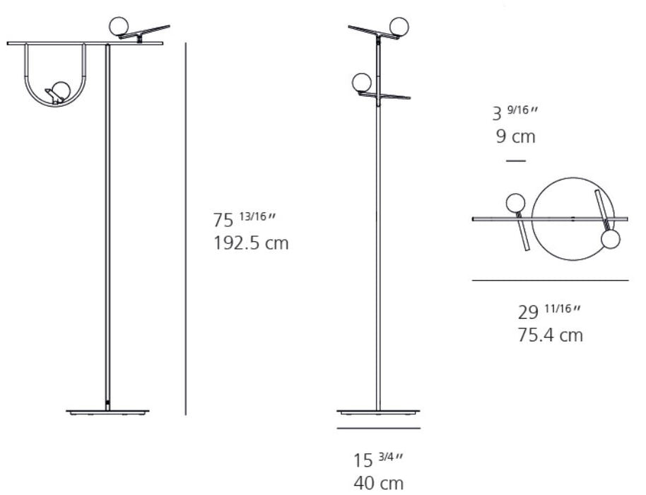 Artemide Yanzi LED Floor Lamp