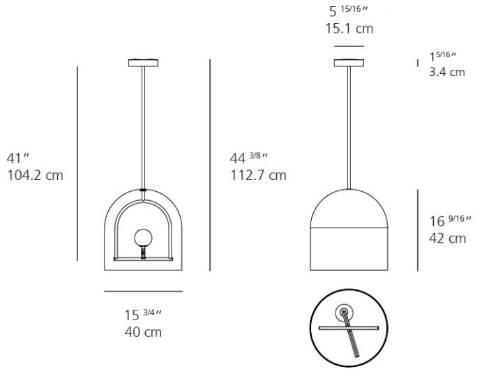 Artemide Yanzi LED Suspension