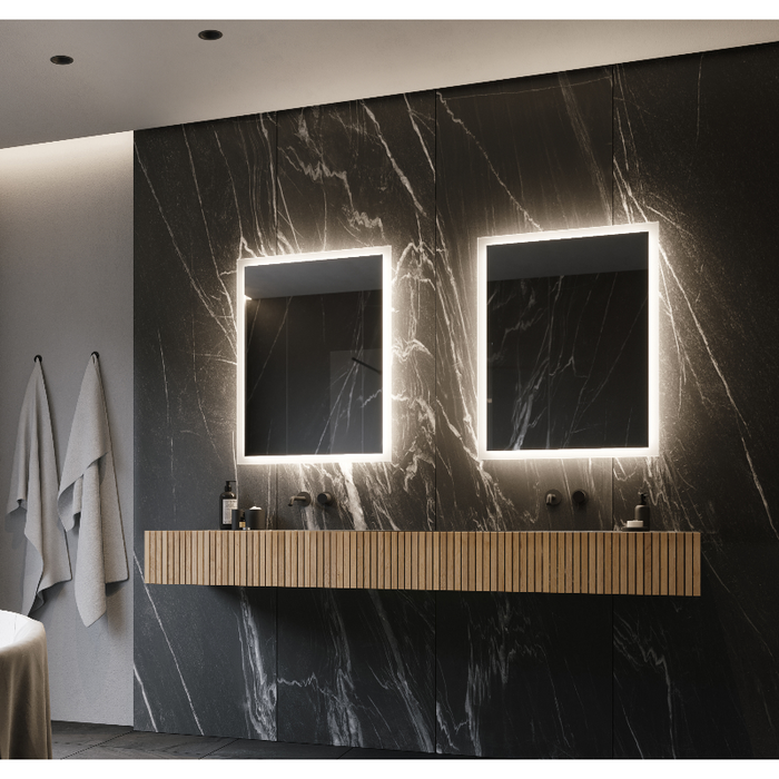 Paris Mirror Rectangle 24 x 32 LED Backlit Mirror, RGB