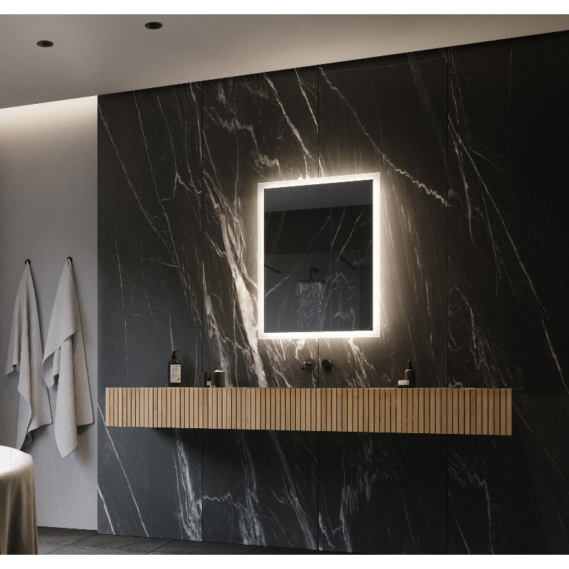 Paris Mirror Rectangle 24 x 32 LED Backlit Mirror, RGB