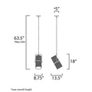 Maxim 11101 Oscar 2-lt 14" Pendant