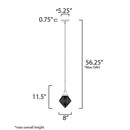 Maxim 11555 Adorn 1-lt 8" Pendant