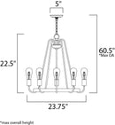 Maxim 11735 Haven 5-lt 23.75" Chandelier