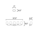 Maxim 11835 Shelter 5-lt 38" Bath Vanity