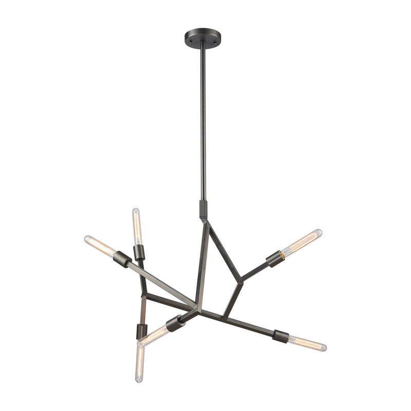 ELK 11858 Freeform 6-lt Chandelier