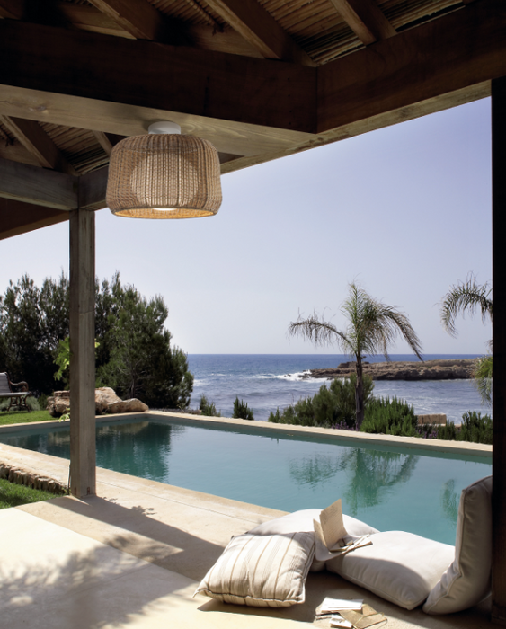 Bover Fora PF 2-lt 20" LED Outdoor Semi-Flushmount