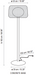 Bover Fora P 2-lt 65" Tall LED Outdoor Floor Lamp