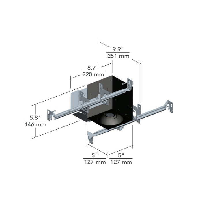 Element EMOH 1x1 12W LED Multiples Open Housing