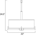 Maxim 12053 Nexus 4-lt 22" Entry Foyer Pendant