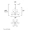 Maxim 12076 Vital 9-lt 26" Chandelier