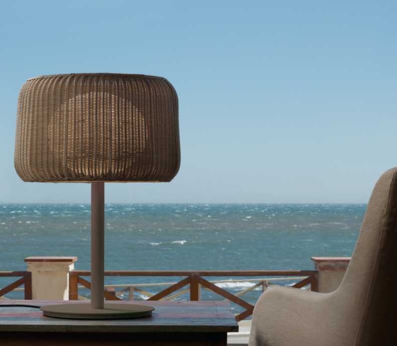Bover Fora M 2-lt 28" Tall LED Outdoor Table Lamp