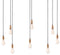 Maxim 12128 Early Electric 8-lt 15.75" Pendant