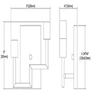 ELK 12200/2 Congruency 2-lt Wall Sconce