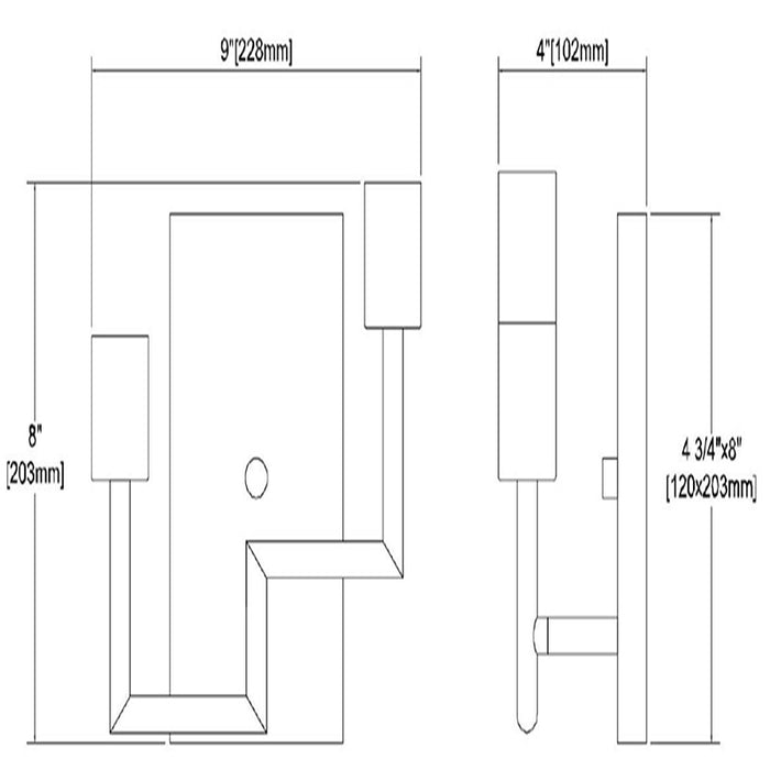 ELK 12200/2 Congruency 2-lt Wall Sconce