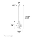 Maxim 12236 Twister 5-lt 18" Pendant