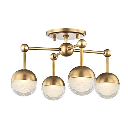 Hudson Valley 1223F Boca 4-lt LED Flush Mount