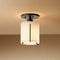 Hubbardton Forge 123775 Exos Round 1-lt 6" Semi-Flush
