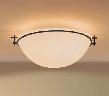 Hubbardton Forge 124252 Moonband 3-lt 16" Large Semi-Flush