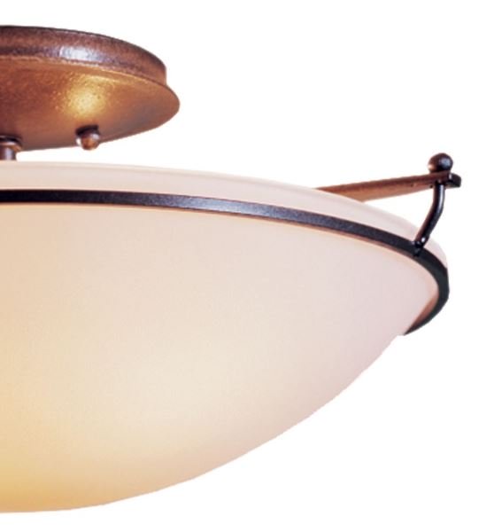 Hubbardton Forge 124302 Plain Small 2-lt 15" Semi-Flush