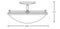 Hubbardton Forge 124302 Plain Small 2-lt 15" Semi-Flush