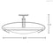 Hubbardton Forge 124341 Mackintosh 2-lt 24" Semi-Flush