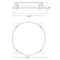 Hubbardton Forge 124394 Banded 2-lt 14" Semi Flush