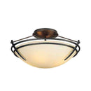 Hubbardton Forge 124412 Presidio Tryne Small 2-lt 16" Semi-Flush