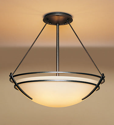 Hubbardton Forge 124432 Presidio Tryne 3-lt 18" Semi-Flush