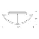 Hubbardton Forge 124550 Compass 2-lt 16" Flush Mount