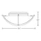 Hubbardton Forge 124550 Compass 2-lt 16" Flush Mount