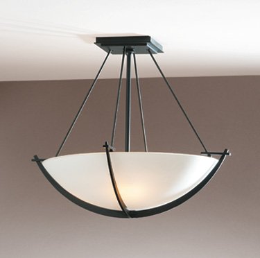 Hubbardton Forge 124555 Compass 3-lt 18" Small Semi-Flush