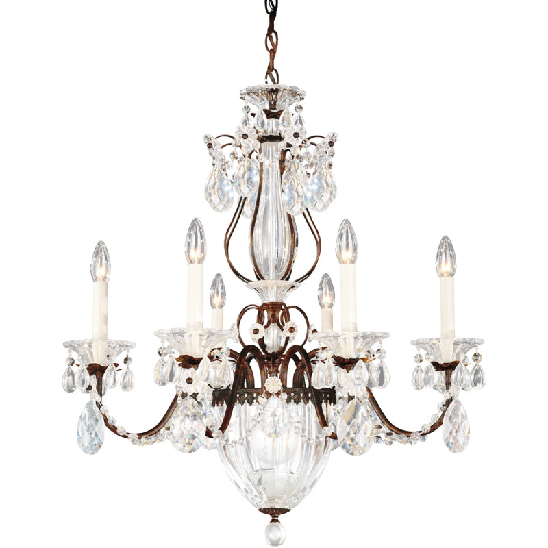 Schonbek 1246 Bagatelle 7-lt 21" Chandelier