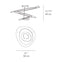 Artemide Pirce LED Ceiling Light - Dimmable 2-Wire