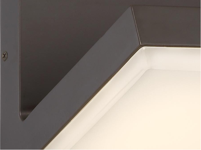 P1259 Angle 1-lt LED Outdoor Wall Sconce