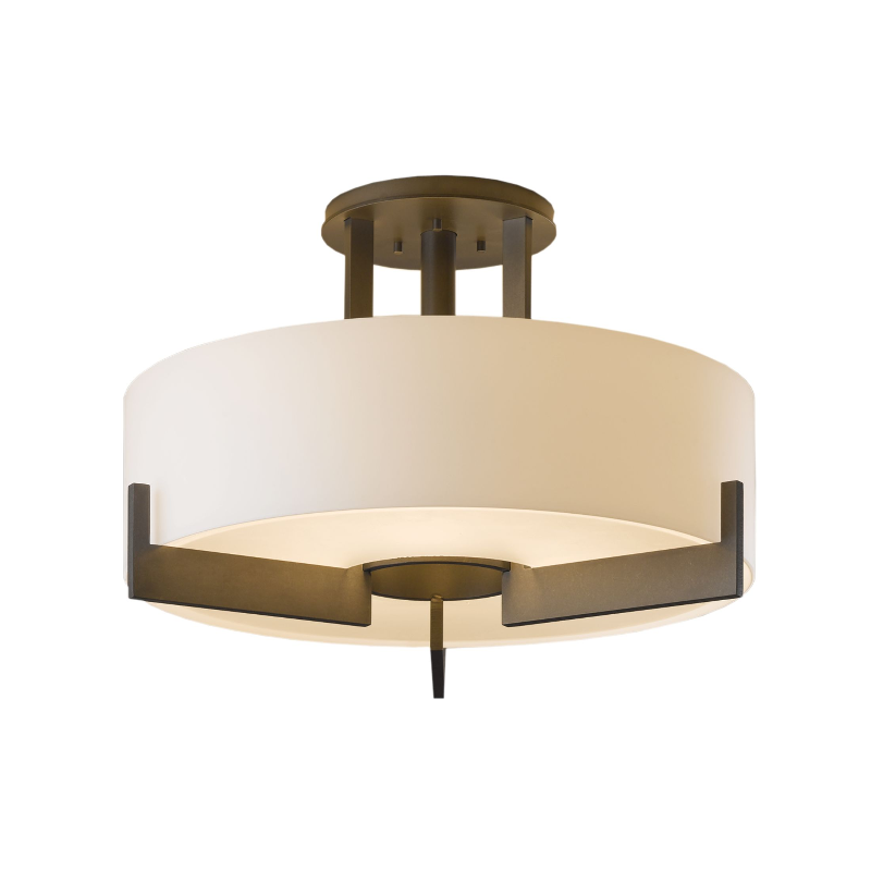 Hubbardton Forge 126403 Axis 3-lt 19" Semi-Flush
